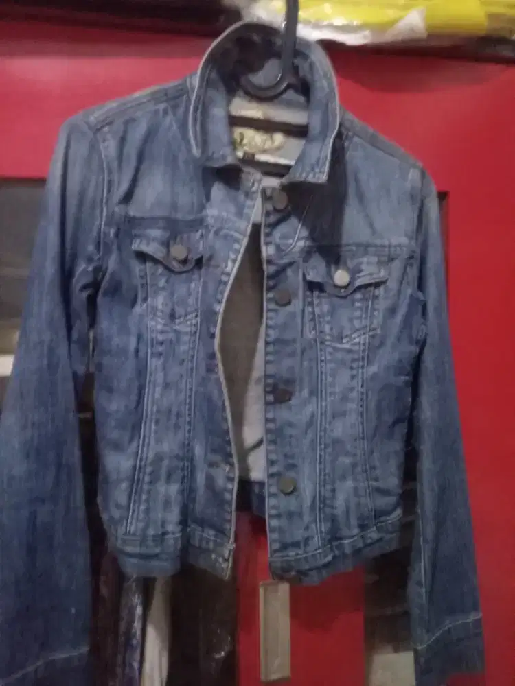 Jaket jeans basic uk xs