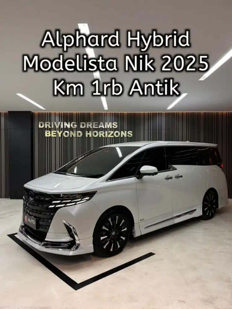 Toyota Alphard 2.5 HEV CVT Hybrid Modelista 2025 Putih Km1rb