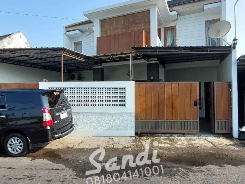 Rumah Tepi Jalan Aspal View Persawahan, Utara Swalayan Pamella Concat