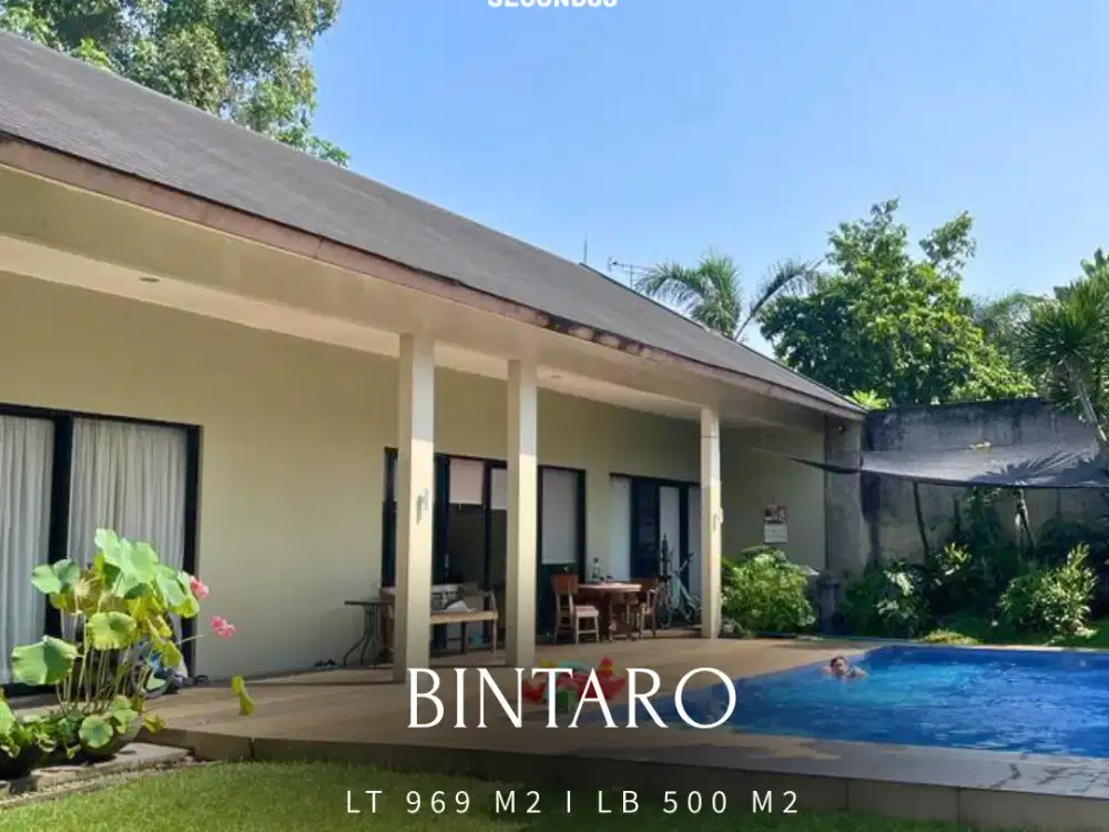 Rumah dengan Private Pool di Bintaro