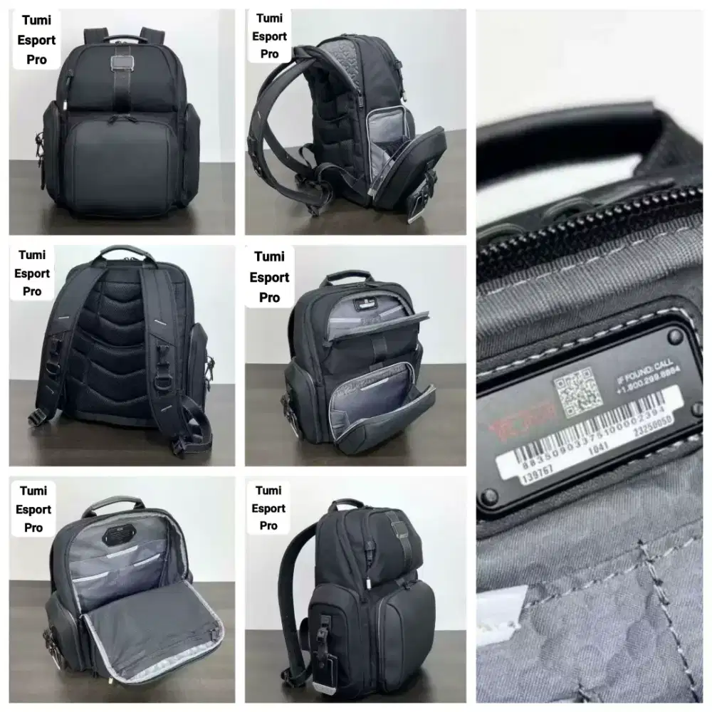 Tas Tumi Ransel Esport Pro Backpack pria
