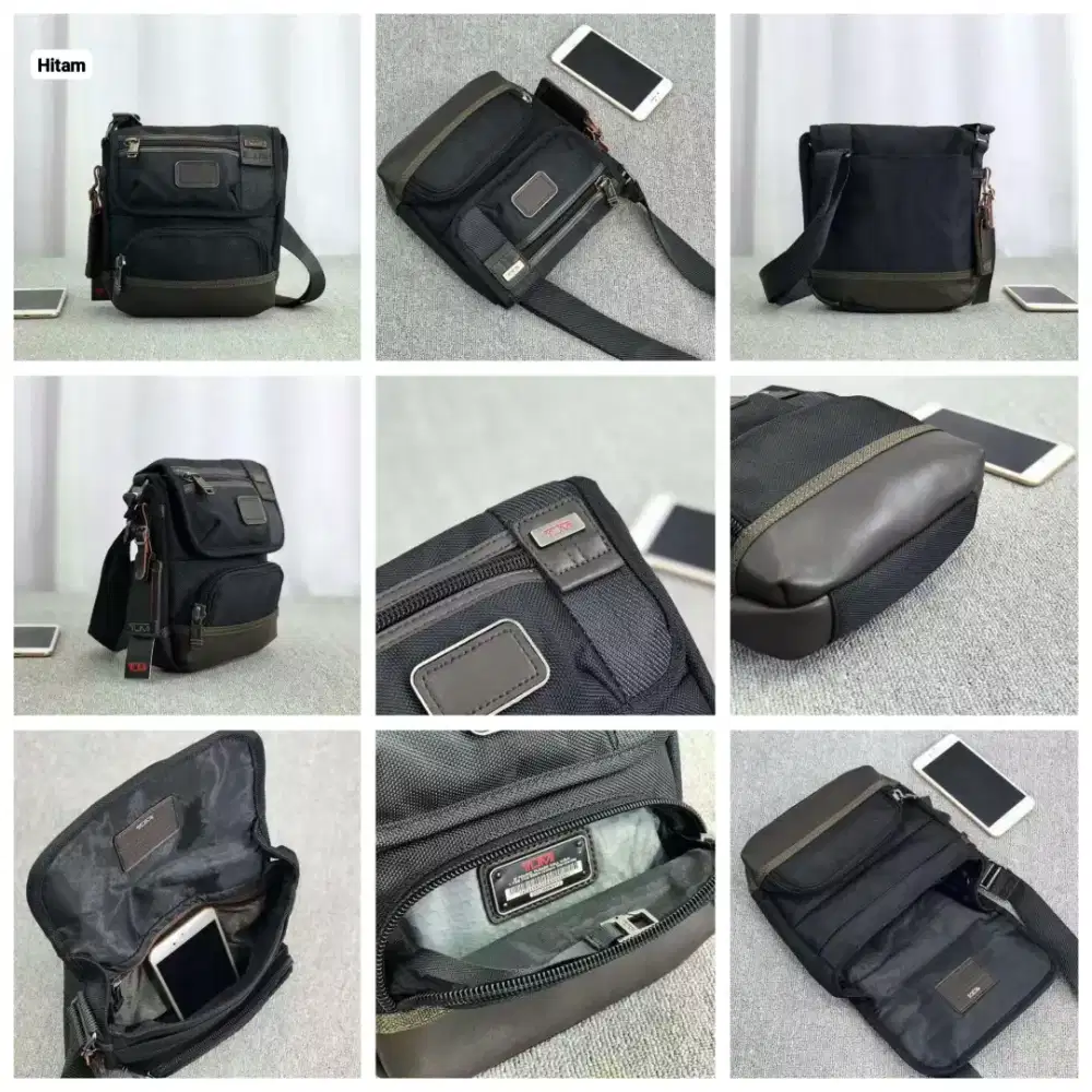 Tas Tumi Barstow Crossbody Selempang Slingbag Black
