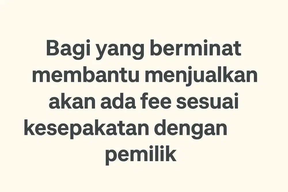 (Bisa Nego) Dijual Tanah Siap Bangun — Lokasi strategis