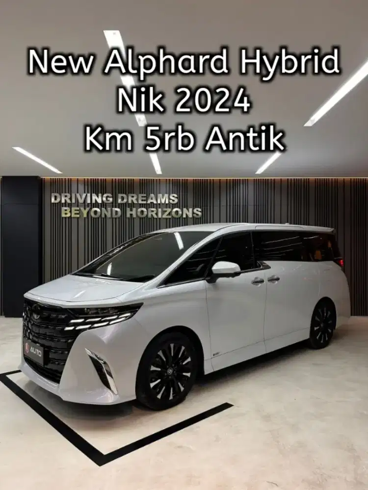 Toyota Alphard 2.5 HEV CVT Hybrid 2025 Putih Km5rb B888IDS Nik 2024