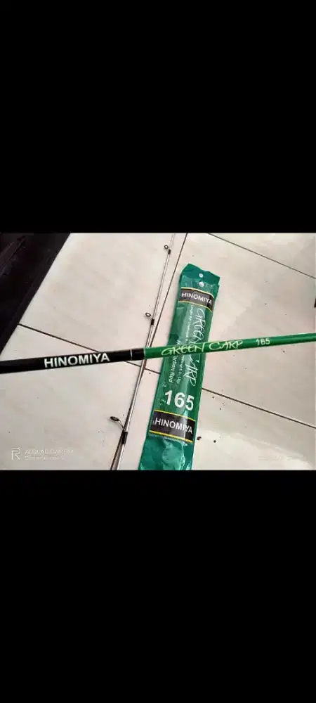 Joran pancing hinomiya green crap