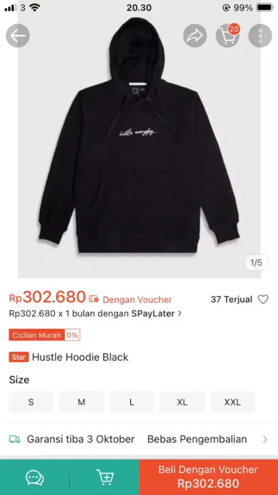 Jaket Hoodie Original