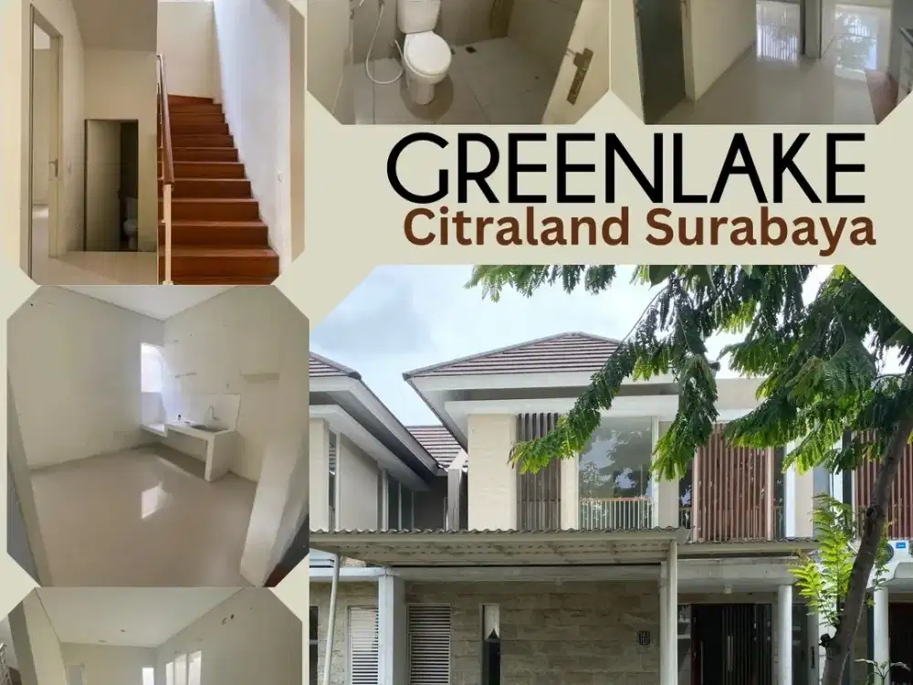 Rumah Murah Citraland Greenlake Surabaya Barat dekat Binus School