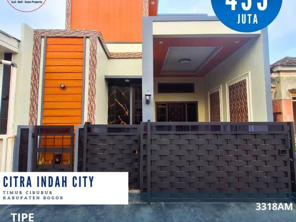 Dijual rumah dicitra indah city bogor rumah siap huni full renovasi