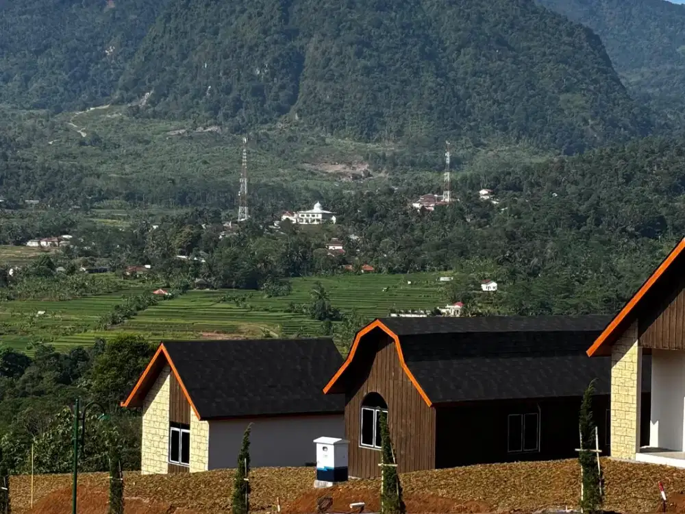 Kavling Villa Bergaya Eropa di Puncak 2 Bogor –SHM, Pemandangan Gunung
