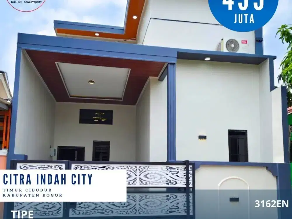 Dijual rumah dicitra indah city bogor rumah siap huni full renovasi