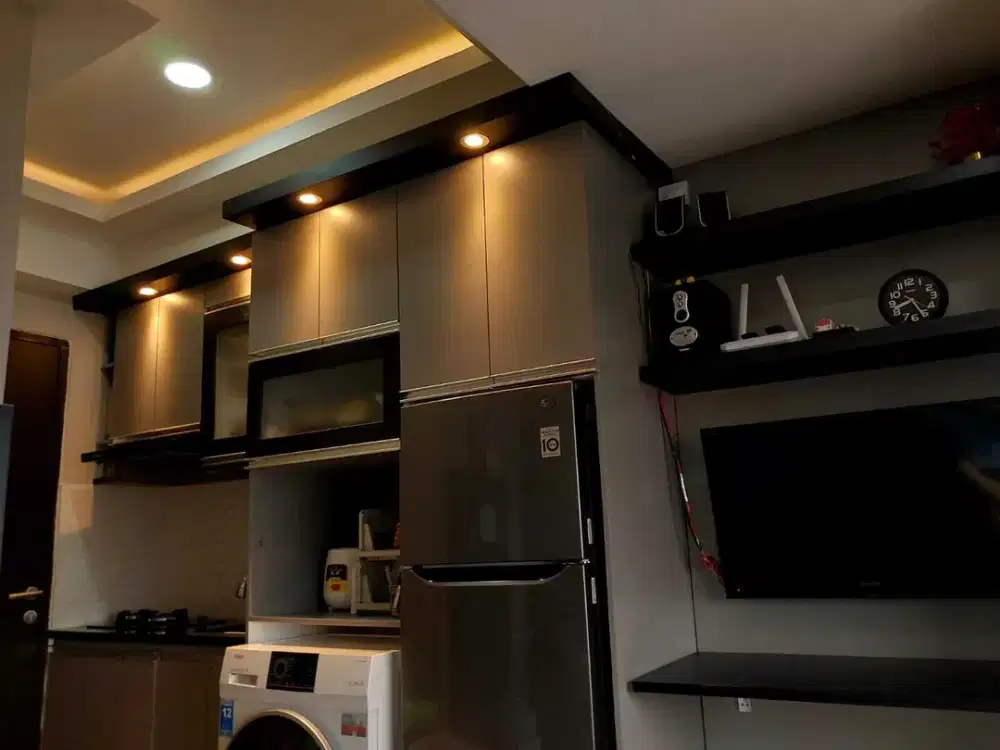 Dijual unit 2bedroom furnis mewah tipe besar grand asia afrika