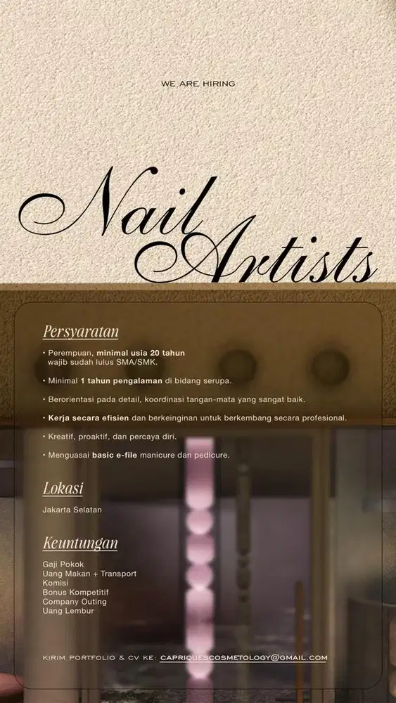 Nail Artist (Full Time)