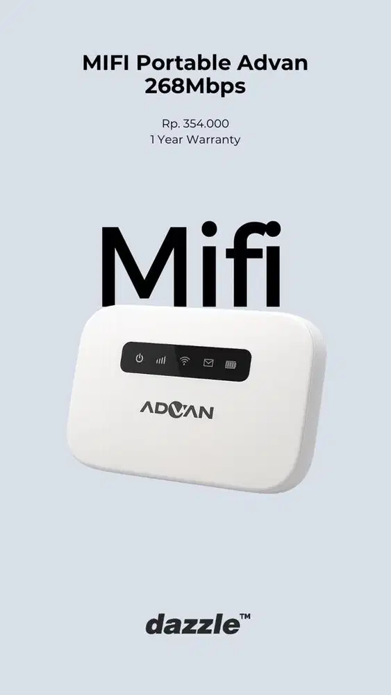 MIFI ADVAN PORTABLE GARANSI 1 TAHUN