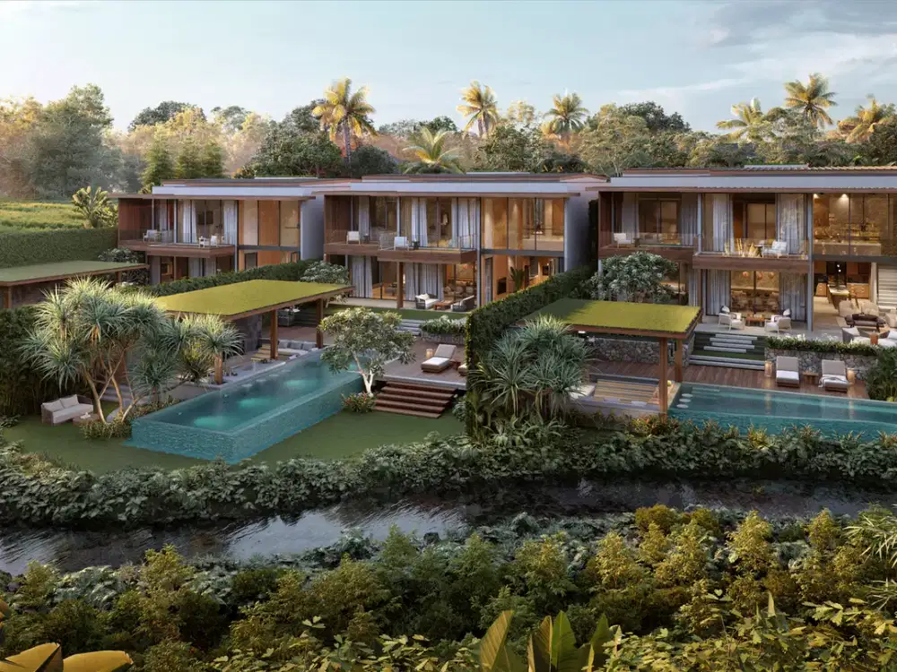 Villa for Sale  Freehold - A Luxurious Sanctuary Embraced by Nature's Serenity in the Heart of Canggu, Bali