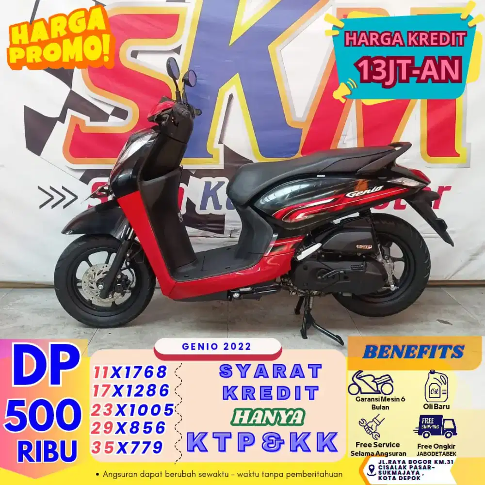 (proses kilat DP 500 lngsng gas) Genio 2022 cash credt