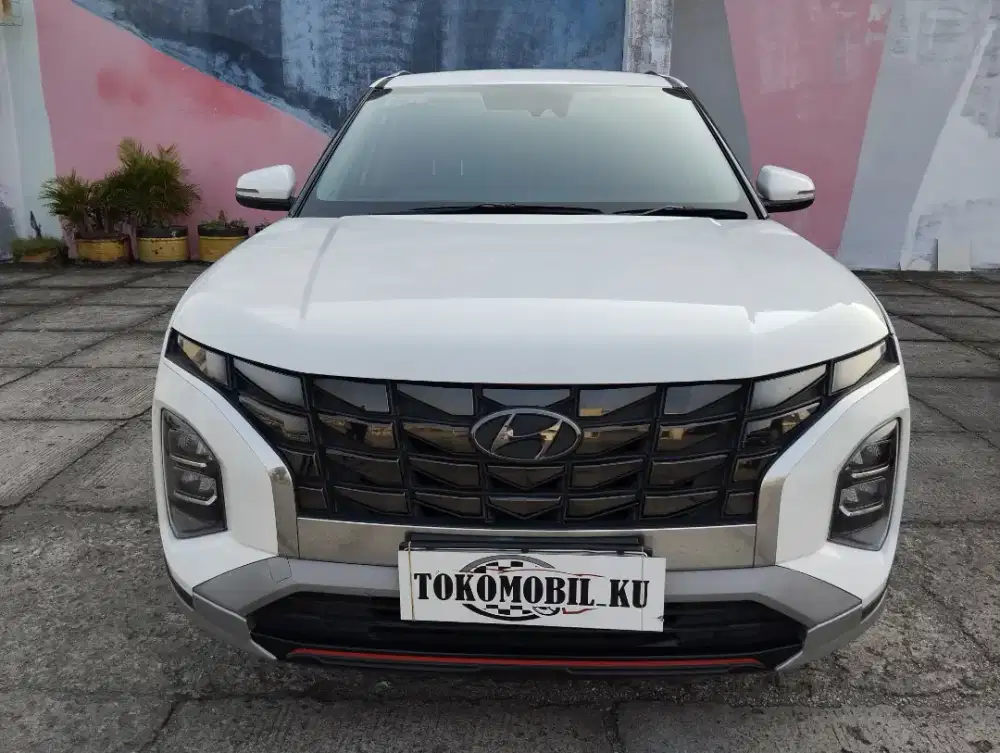 Hyundai Creta Prime one tone,th 2022 Putih,km 31 Rb,tgn 1