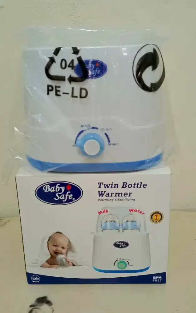 Baby Safe Twin Bottle Warmer (Menghangatkan & Sterilisasi)
