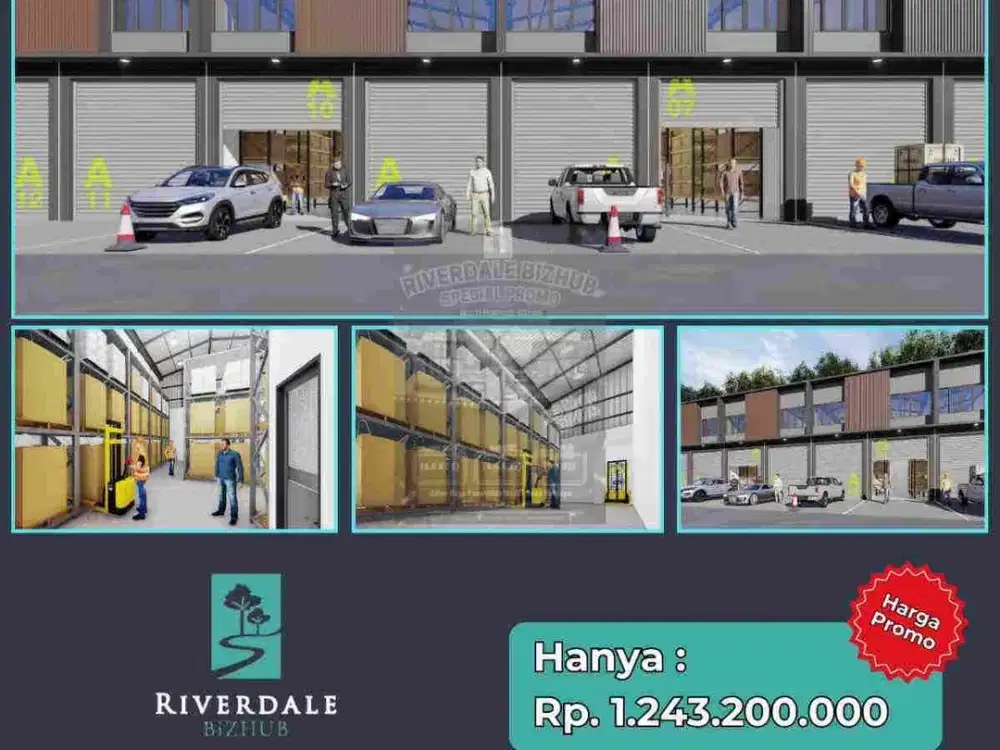 Dijual ruko/gudang multiguna berlokasi sangat strategis di cikarang barat jalur provinsi