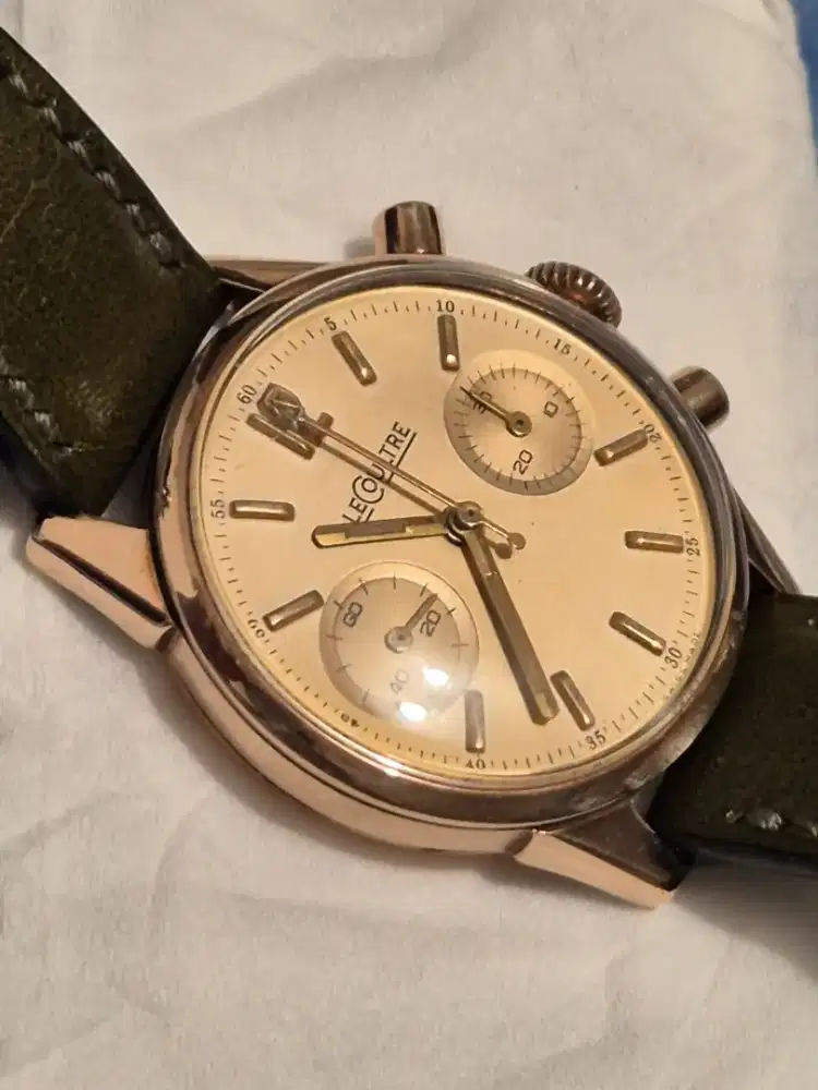 Le coultre Rose Gold Chronograph