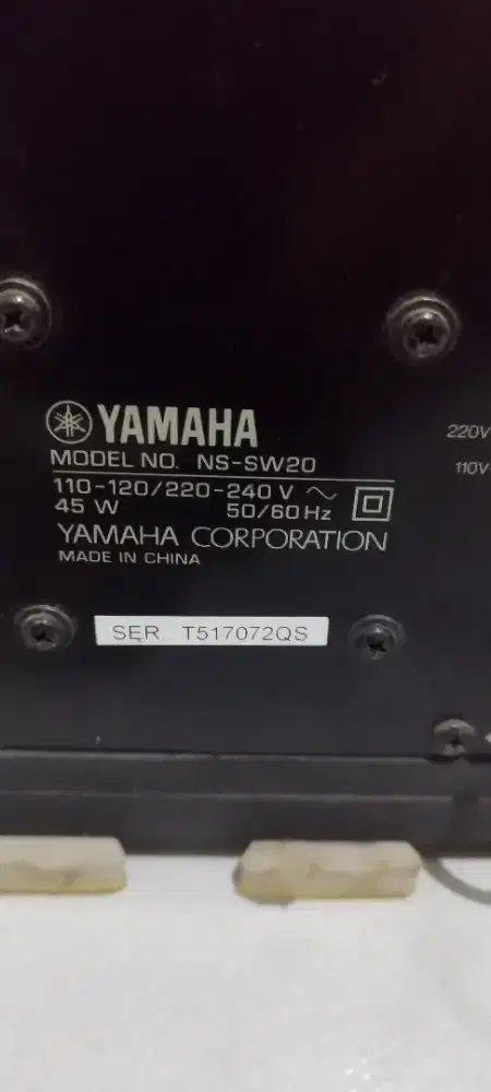 yamaha subwoofer aktif sw20 suara mantap