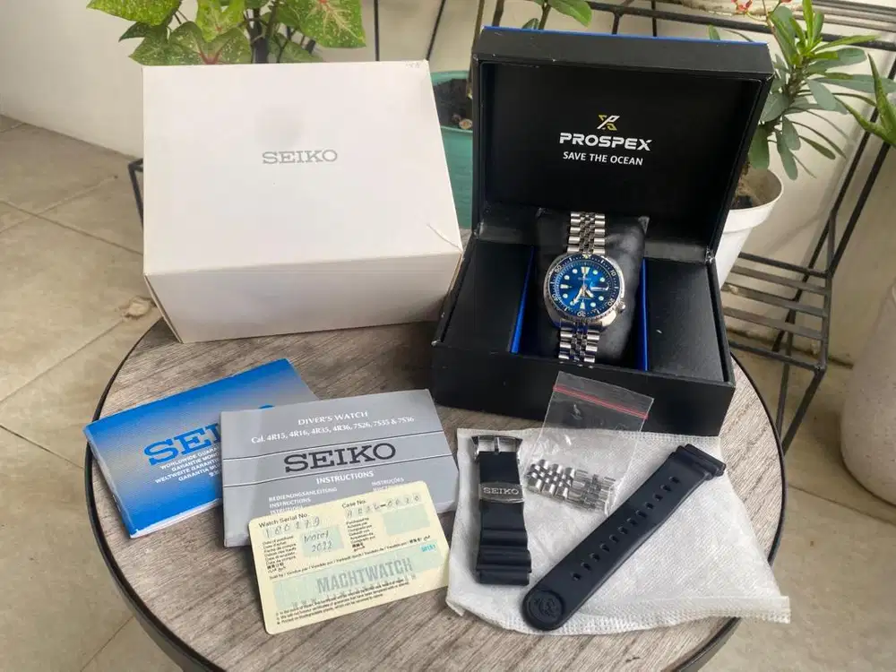 Seiko Prospex SRPE07K1 Special Edition Save The Ocean King Turtle