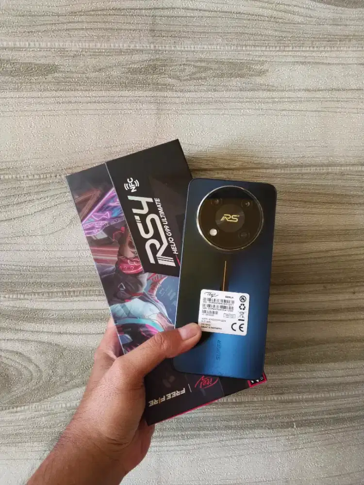 iTel Rs4 Ram 12/256 Fullset ori