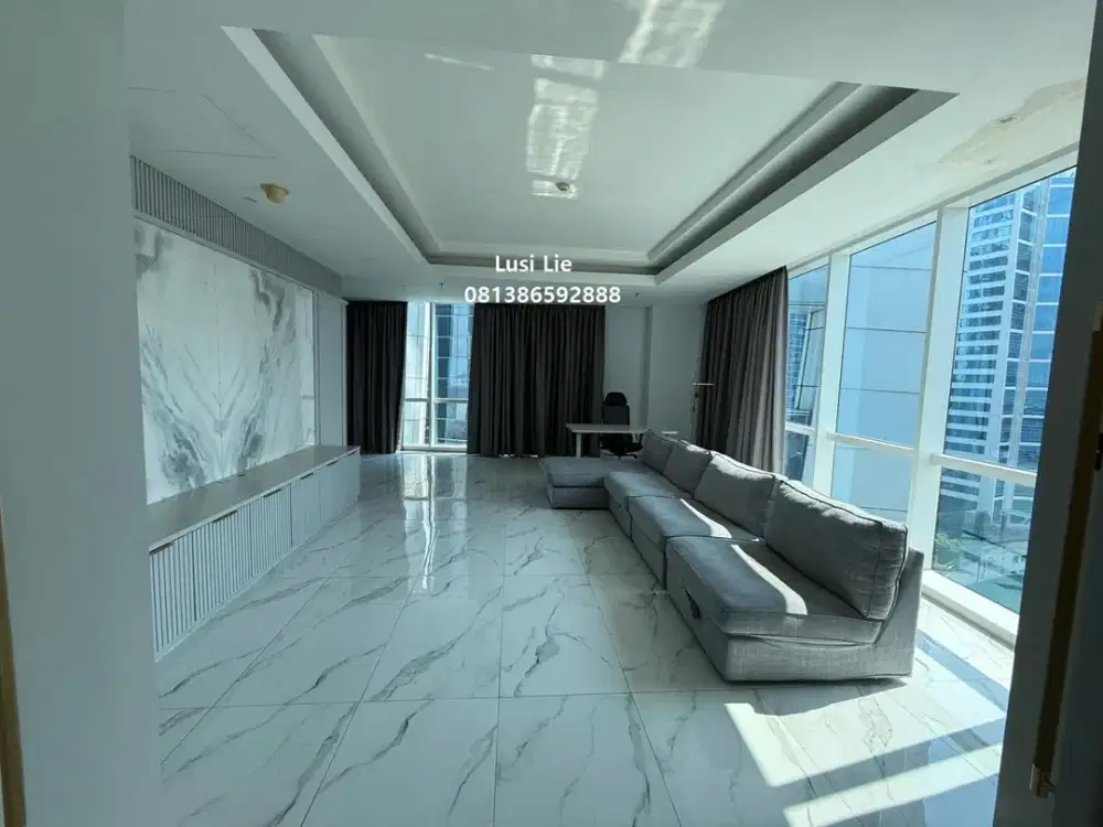 Apartemen Regatta Pantai Mutiara luas 206m, 3+1 BR, Furnished rapi bagus