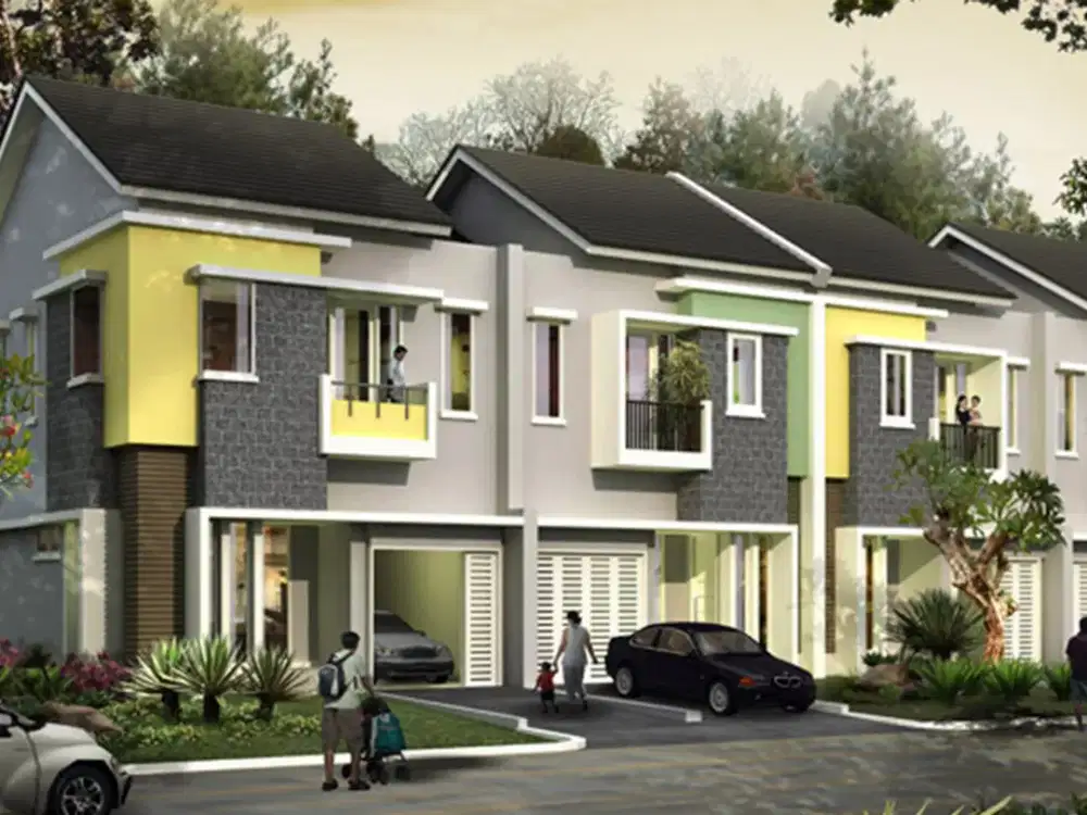 Punya ruko baru siap huni & free ppn downtown drive hadap jalan 5x16