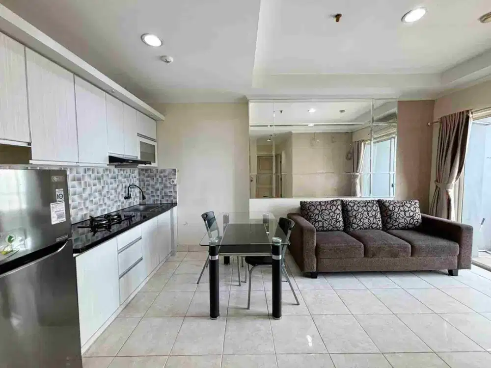 disewakan apart MOI cityhome 2 kamar full furnished hanya 53juta/th
