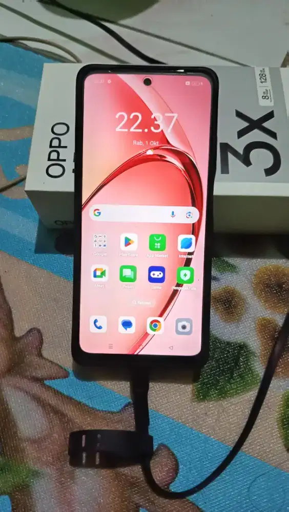 Jual Oppo A3X 4+4/128 Fullset Ori Oppo Bkn Mobile Phone