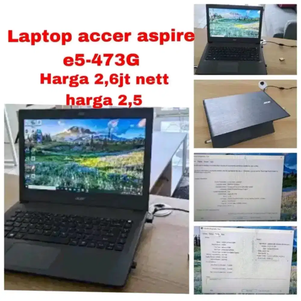 laptos accer aspire e5-473G
