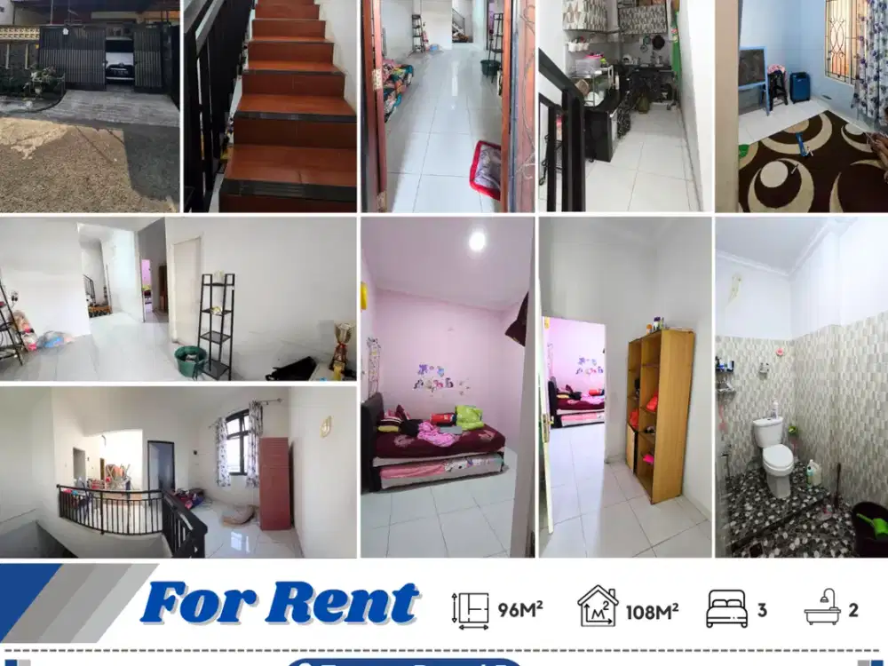 Disewakan Rumah Murah!!! Lokasi Strategis di Taman Royal 3, Kota Tangerang, 35jt/thn