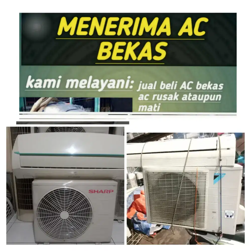 Terima ac bekas rusak