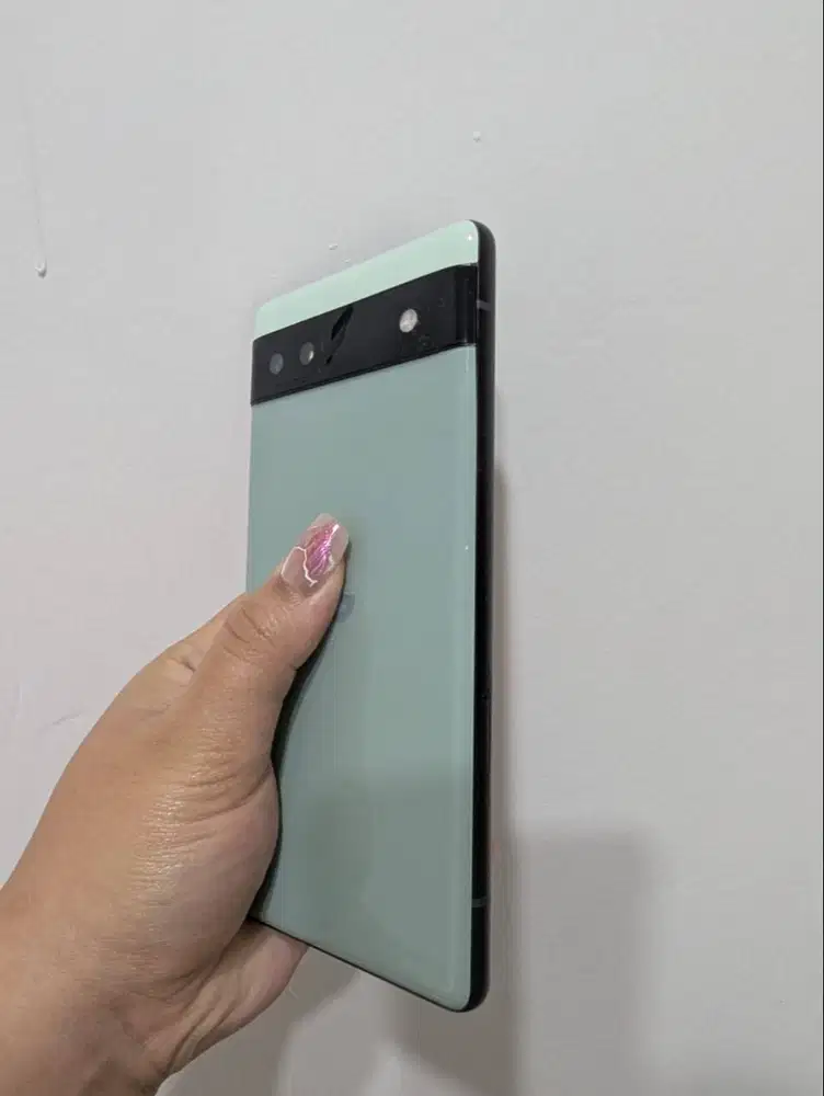Google Pixel 6A 6/128GB Signal Permanen Fullset Original Bergaransi