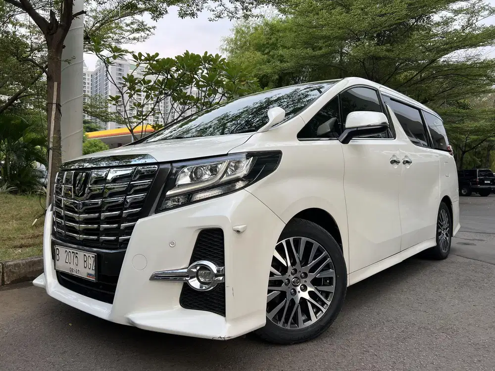 ALPHARD 2.5 SC AUDIOLESS HEATER 2015/2016 WHITE ON BLACK KM.100RB