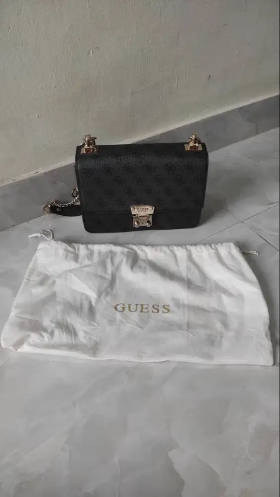Tas Guess Eliette 4G Logo Mini Crossbody Original