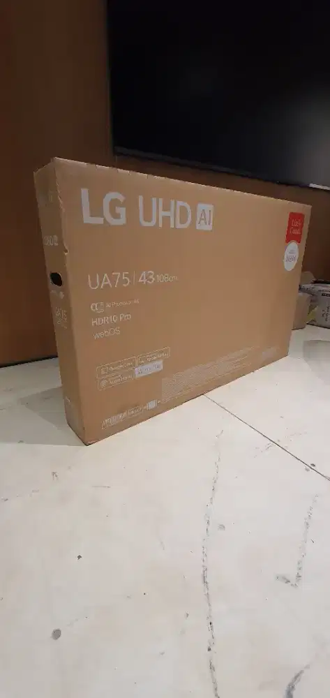DIJUAL CEPAT MURAH TELEVISI TV LG UHD 43 INCH BNIB BARU SEGEL