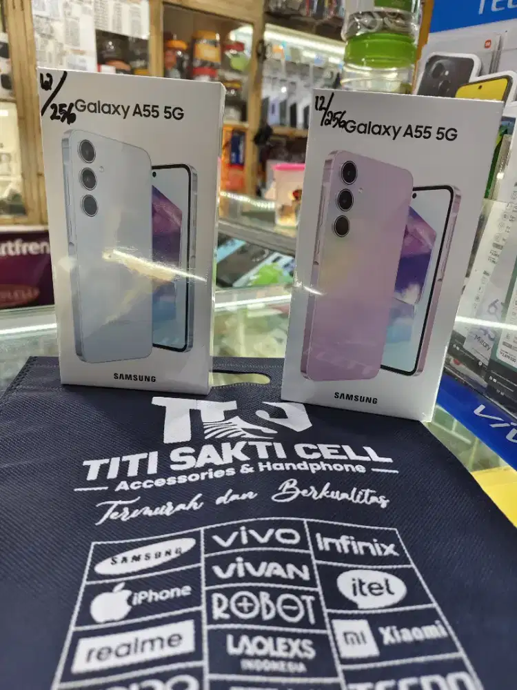 Samsung a55 Ram 12 free batok cuci gudang