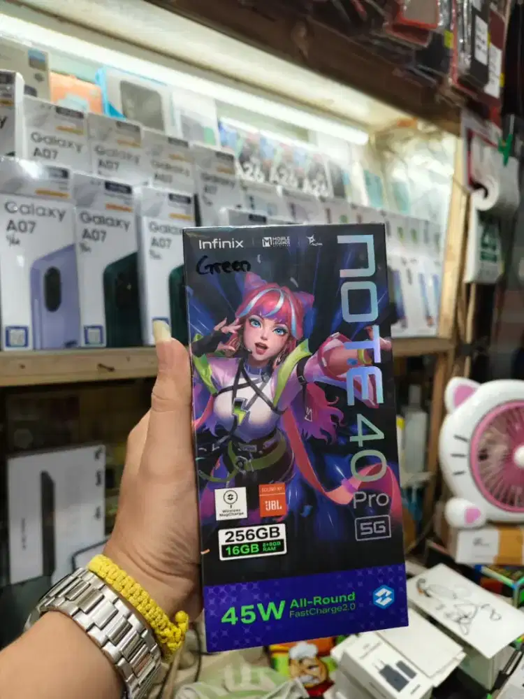 Infinix note 40 pro 5G 8/256 cuci gudang