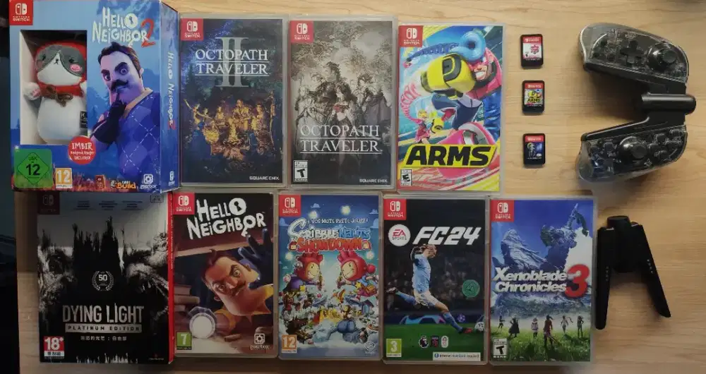 Kaset nintendo switch snipperclips mario two point hospital