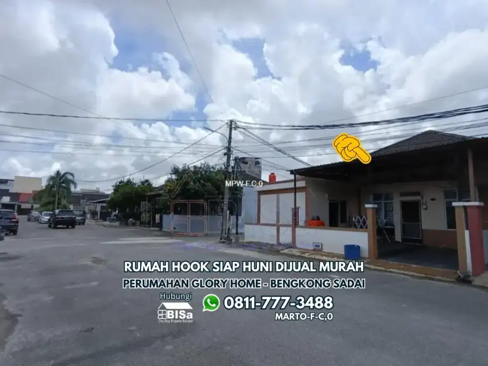 Rumah Hook Siap Huni di Glory Home Bengkong Sadai Dijual