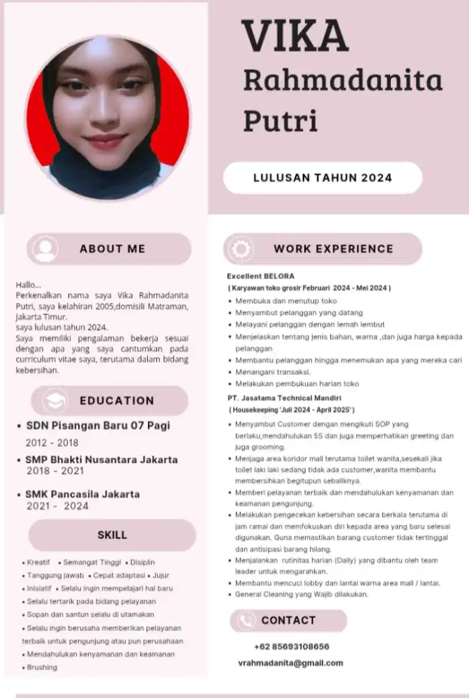 Mencari pekerjaan cleaning service atau toko