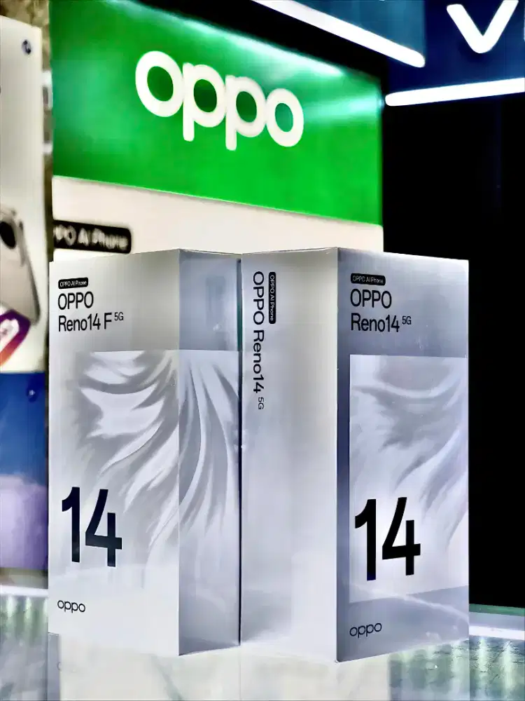 Oppo Reno 14F 5G 24/256 New Segel Garansi Resmi Oppo COD Gratis Ongkir