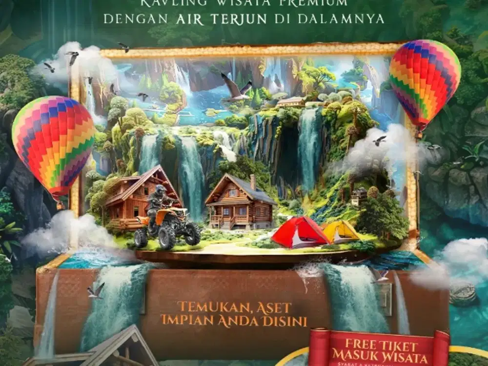 Jual Tanah Kavling Wisata View Air Terjun