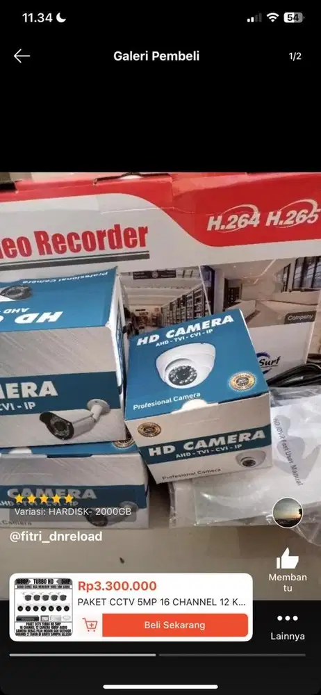 Pasang CCTV atau Service