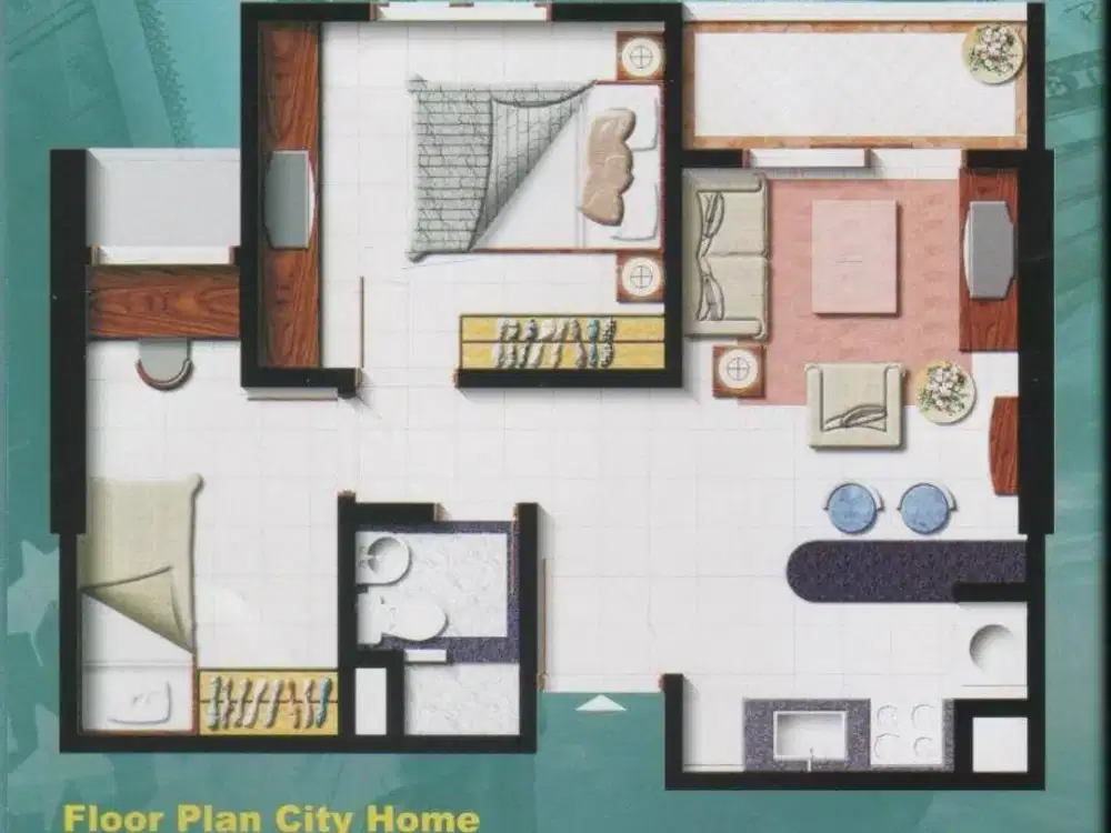 Dijual Apartemen City Home MOI Tipe 2 Bedroom