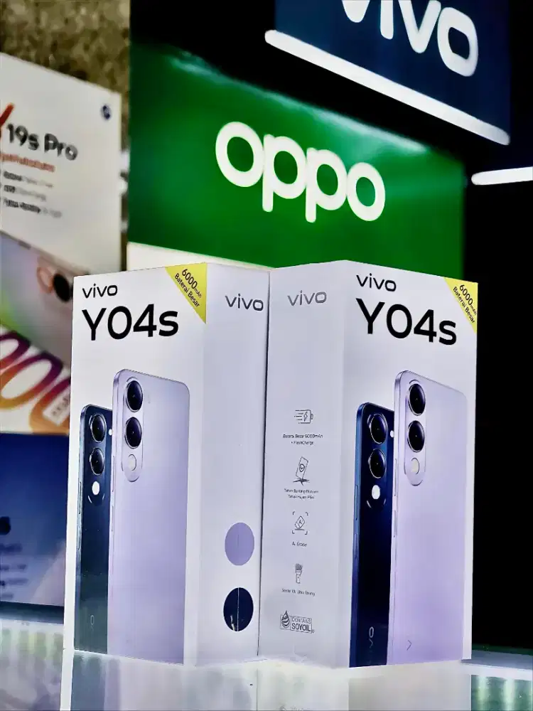 Vivo Y04S 8/64 Promo New Segel Garansi Resmi Vivo COD Gratis Ongkir
