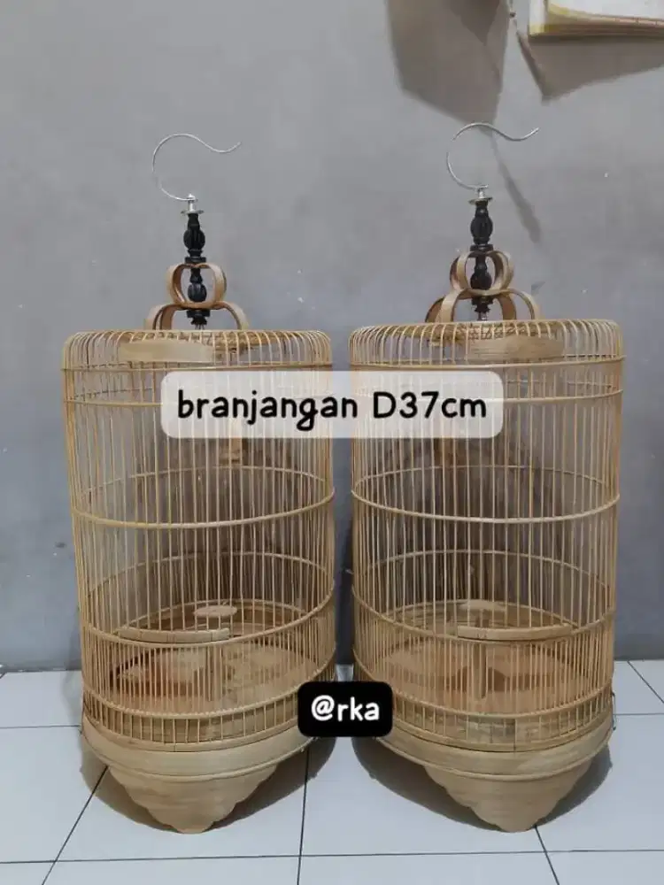 sangkar branjangan mentahan bulat