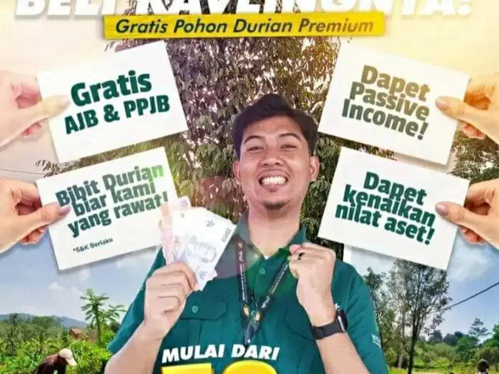 DIJUAL TANAH MURAH DI BOGOR TIMUR CUMA 50 JUTAAN STOK TERBATAS