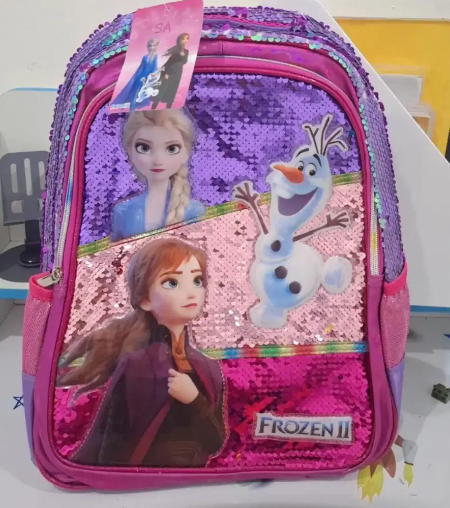 RANSEL PINK ELSA - ANAK PEREMPUAN